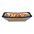 Sauce Dish, Rectangular, 3.75" x 2.75" Tiny in "Orange Wreath" by Zaklady | Y2024-DU52