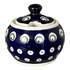 Bowl, Round, Bubble, Sugar Bowl, Small, 3.5" in "Peacock Burst" by Zaklady | Y729-D487