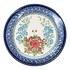 Plate, Round, Dessert, 7.75" in "Floral Crescent" by Zaklady | Y814-ART237