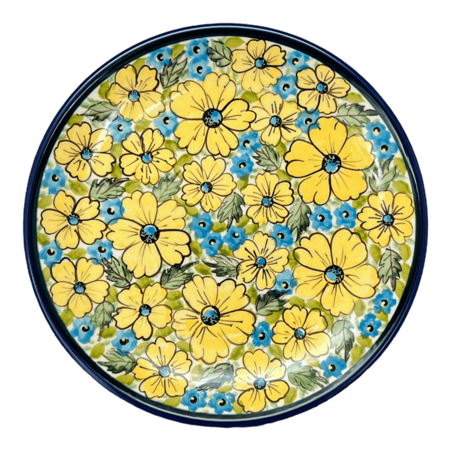 Plate, Round, Dessert, 7.75" in "Sunny Meadow" by Zaklady | Y814-ART332