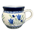 Mug, Belly Mug, 16 oz Large in "Blue Tulips" by Zaklady | Y910-ART160