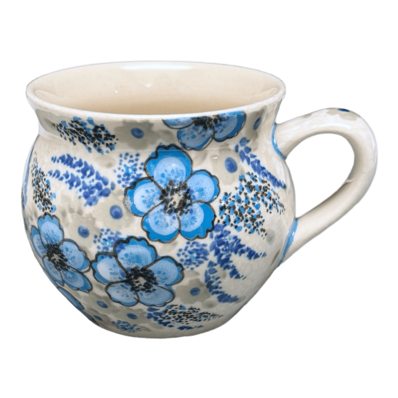 Mug, Belly, 10 oz in "Something Blue" by Zaklady | Y911-ART374