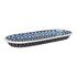 Serving Dish, Oval, 11" x 4.5" in "Mosaic Blues" by Zaklady | Y928A-D910