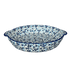 Baker, Round, Pie Plate, Handles, 9.75" in "Scattered Blues" by Manufaktura | Z148S-AS45