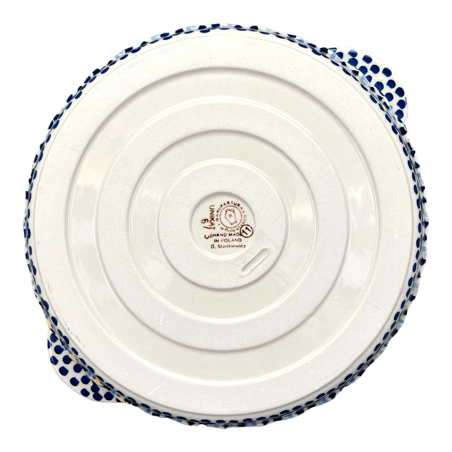 Baker, Round, Pie Plate, Handles, 9.75" in "Kaleidoscope" by Manufaktura | Z148U-ASR