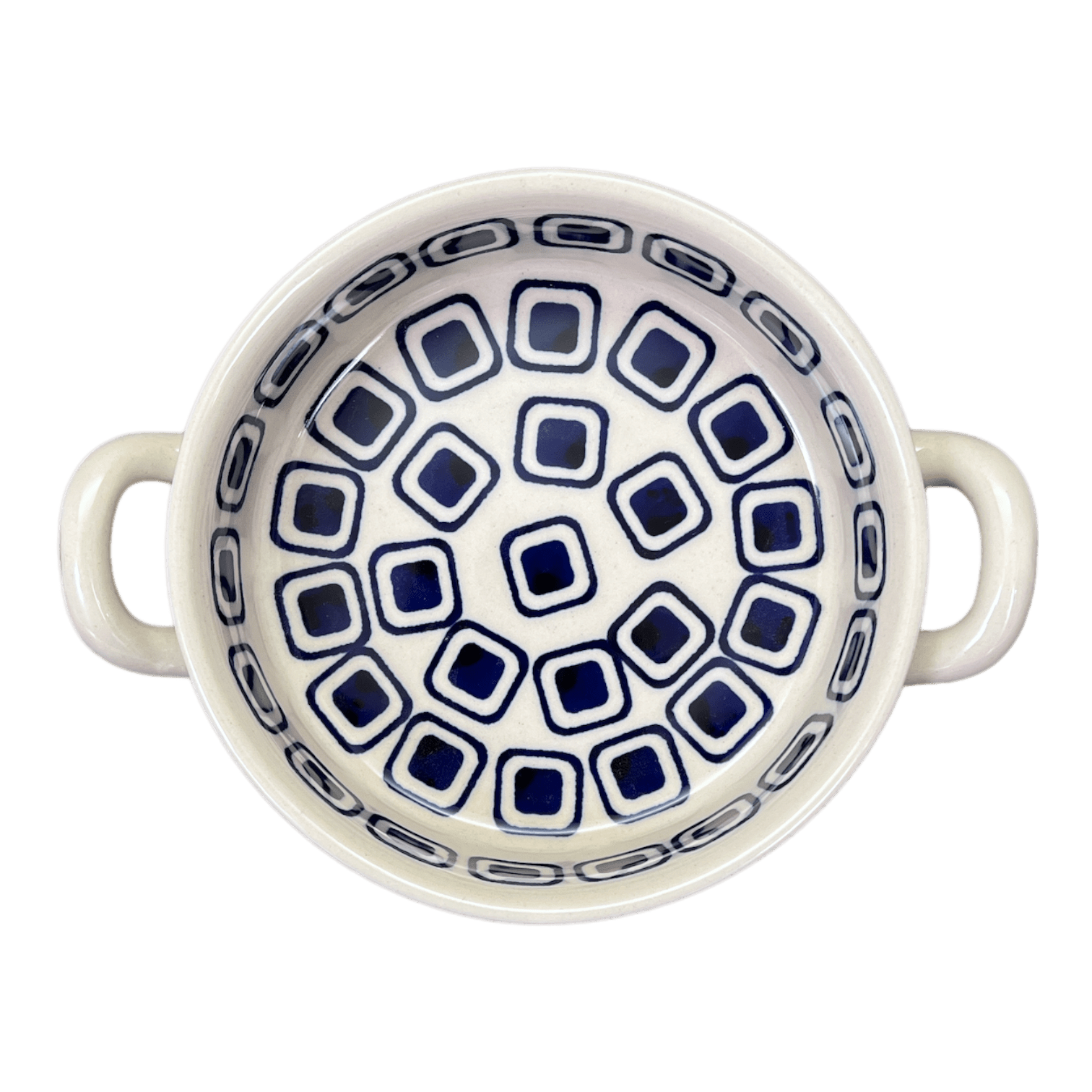 Casserole, Round, Small, 5" x 7.5" in "Navy Retro" by Manufaktura | Z153U-601A