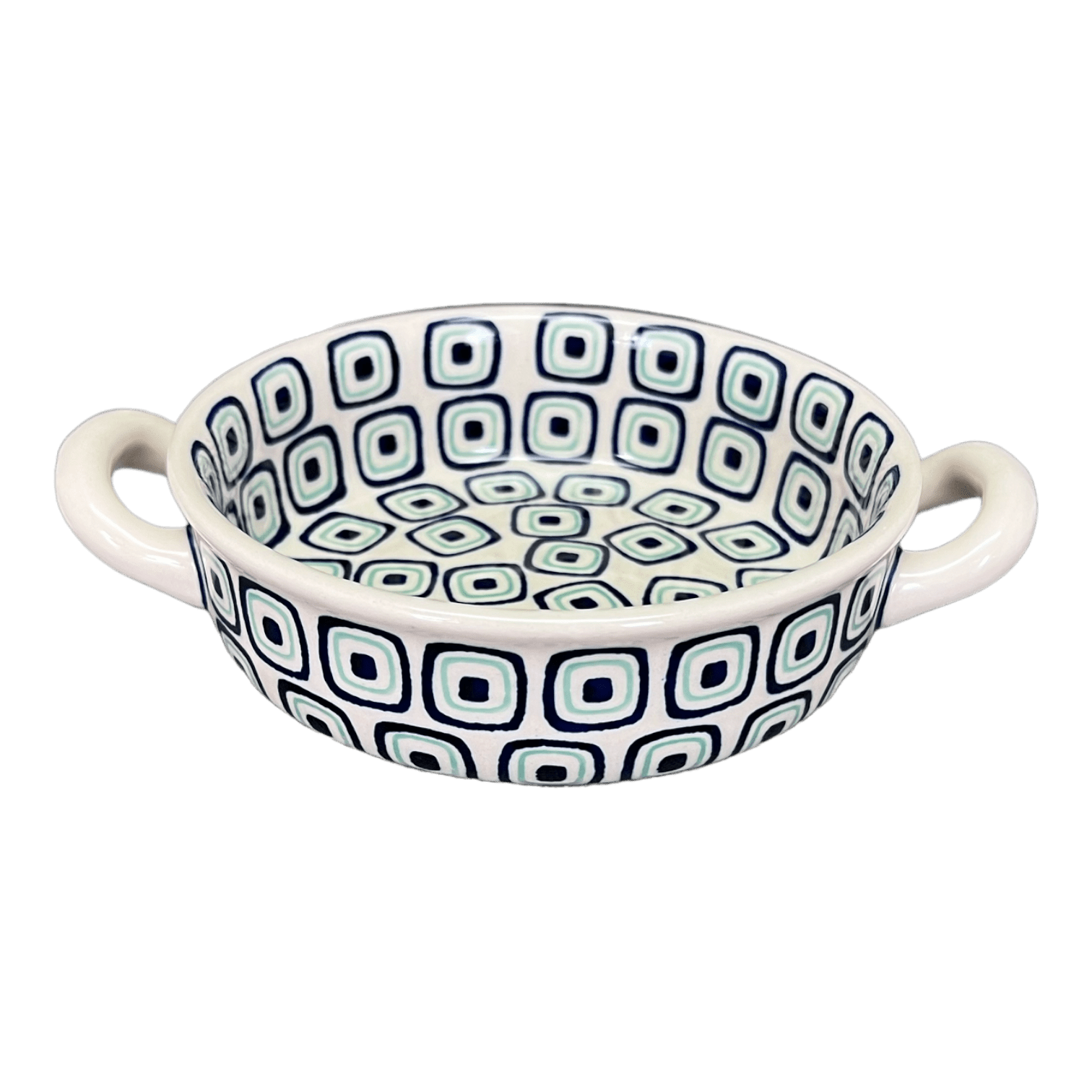 Casserole, Round, Small, 5" x 7.5" in "Green Retro" by Manufaktura | Z153U-604A