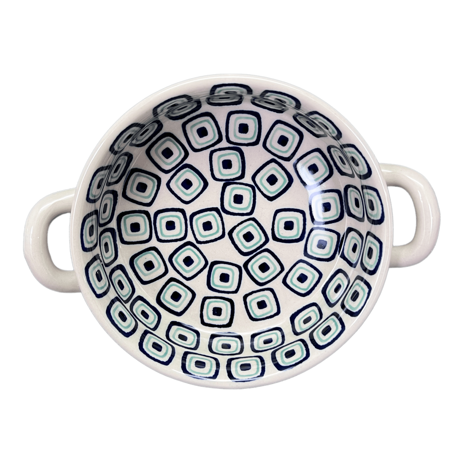 Casserole, Round, Small, 5" x 7.5" in "Green Retro" by Manufaktura | Z153U-604A