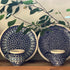 Mug, Belly Mug, 10 oz Medium in "Mosaic Blues" by Zaklady | Y911-D910
