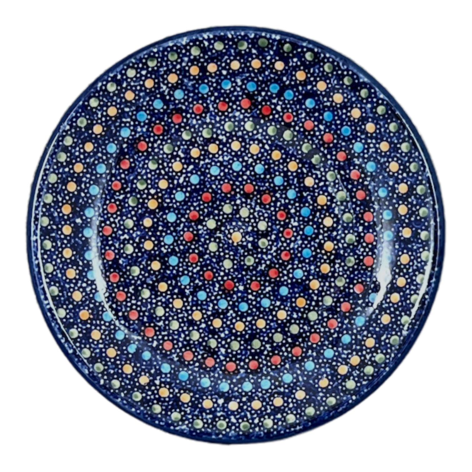 Plate, Round, Dessert, 6.5" in "Neon Lights" by Manufaktura | T130S-IZ20