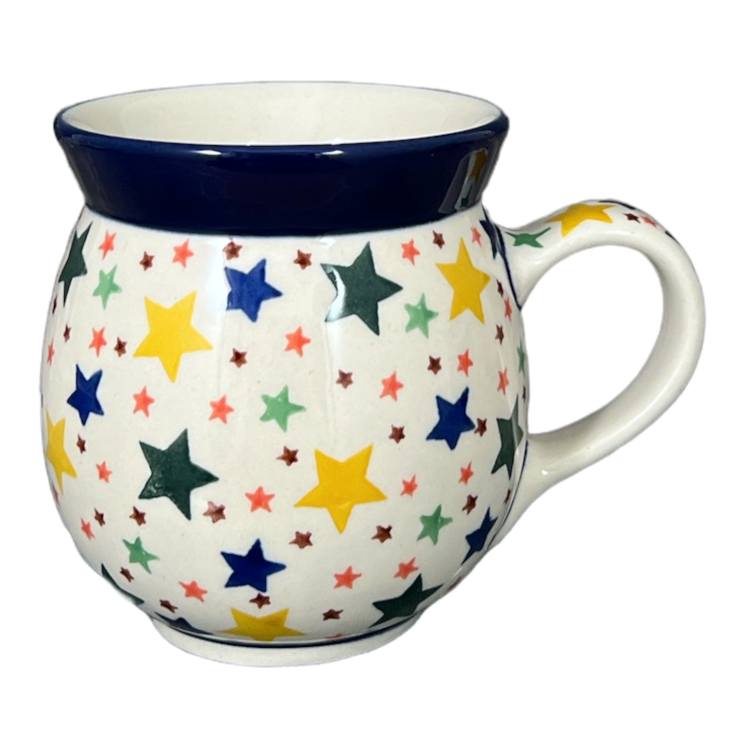 Mug, Belly Mug, 16 oz in "Star Shower" by Ceramika Artystyczna | A073-359X