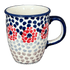 Mug, Mars Mug, 10oz Small in "Falling Petals" by Manufaktura | K081U-AS72