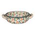 Casserole, Round, Small, 5" x 7.5" in "Peach Blossoms - Solid Rim" by Manufaktura | Z153S-AS46A