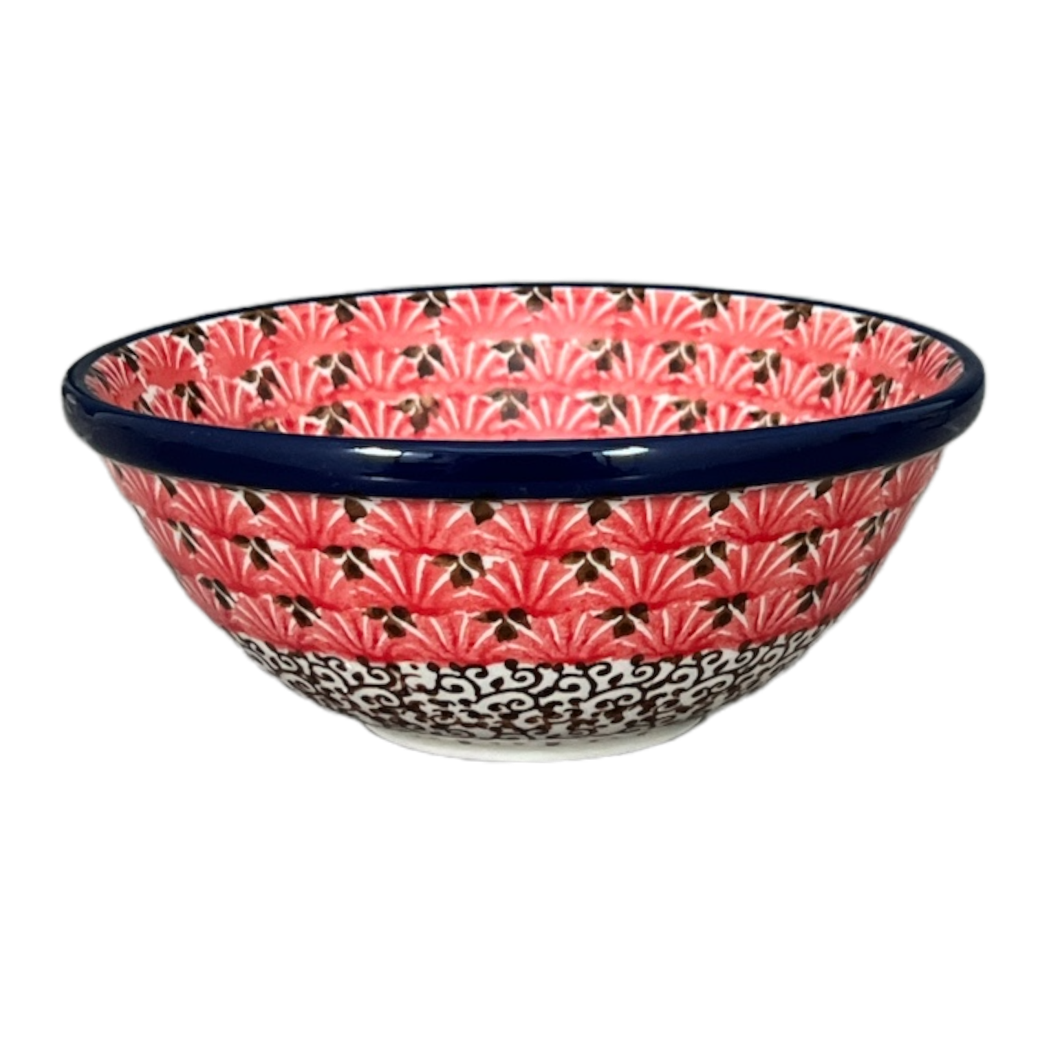 Bowl, Round, 4.75" in "Coral Fans" by Ceramika Artystyczna | A556-2199X