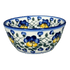 Bowl, Round, 6", WR (WR12B) in "Pansy Wreath" by W.R. Ceramika | WR12B-EZ2