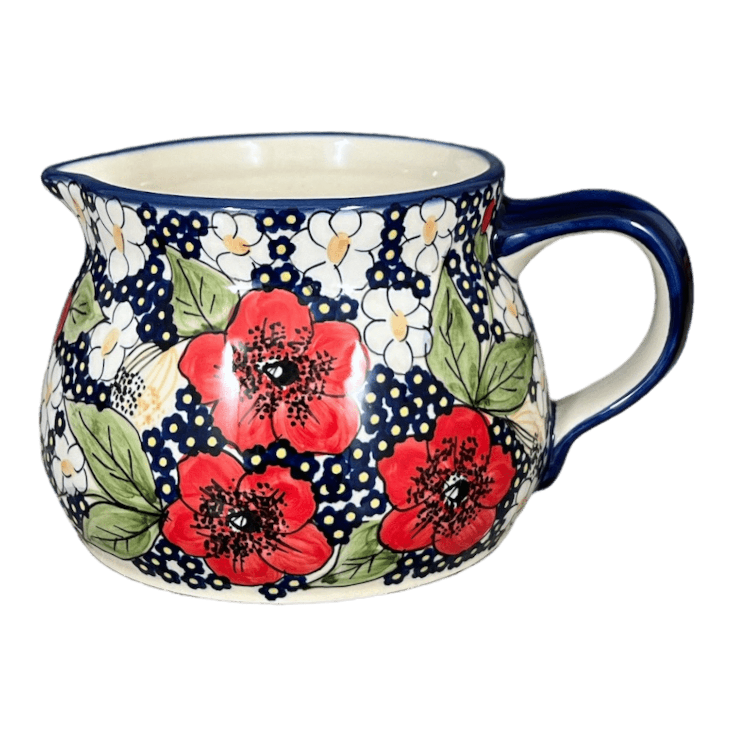 Pitcher, 1 Liter in "Poppies & Posies" by Manufaktura | D044S-IM02