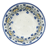 Bowl, Round, 7.75", WR (WR12D) in "Pansy Wreath" by W.R. Ceramika | WR12D-EZ2