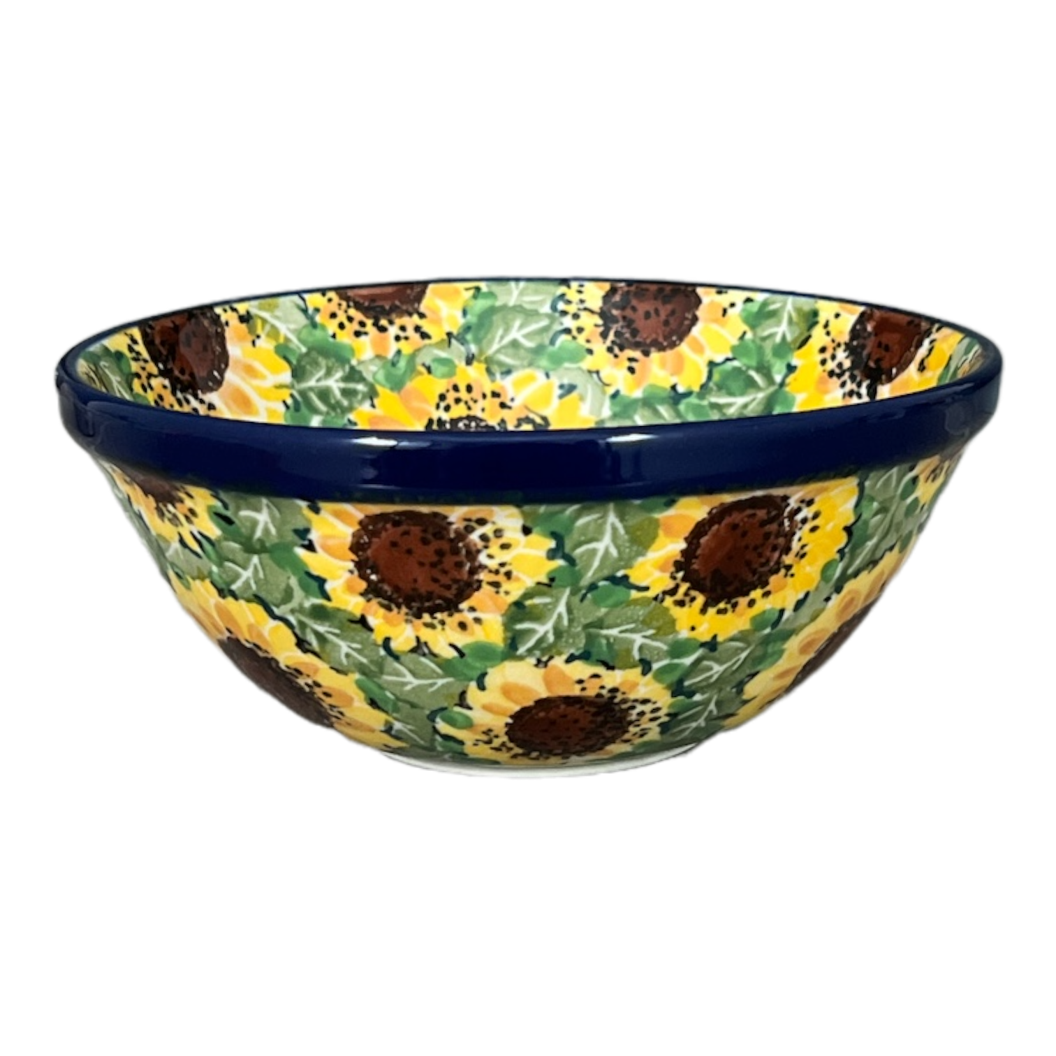 Bowl, Round, Kitchen, 5.5" in "Sunflower Field" by Ceramika Artystyczna | A059-U4737