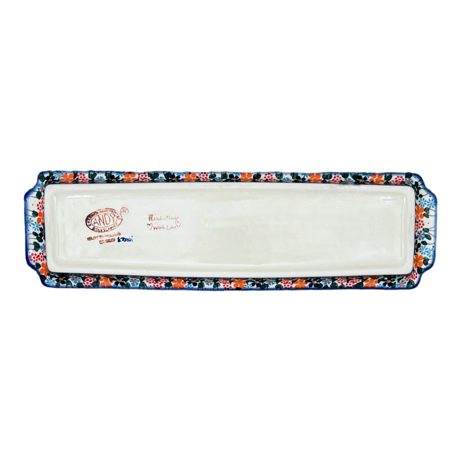 Tray, Rectangular, 16" x 4.5" in "Fall Wildflowers" by Andy | NDA203-23