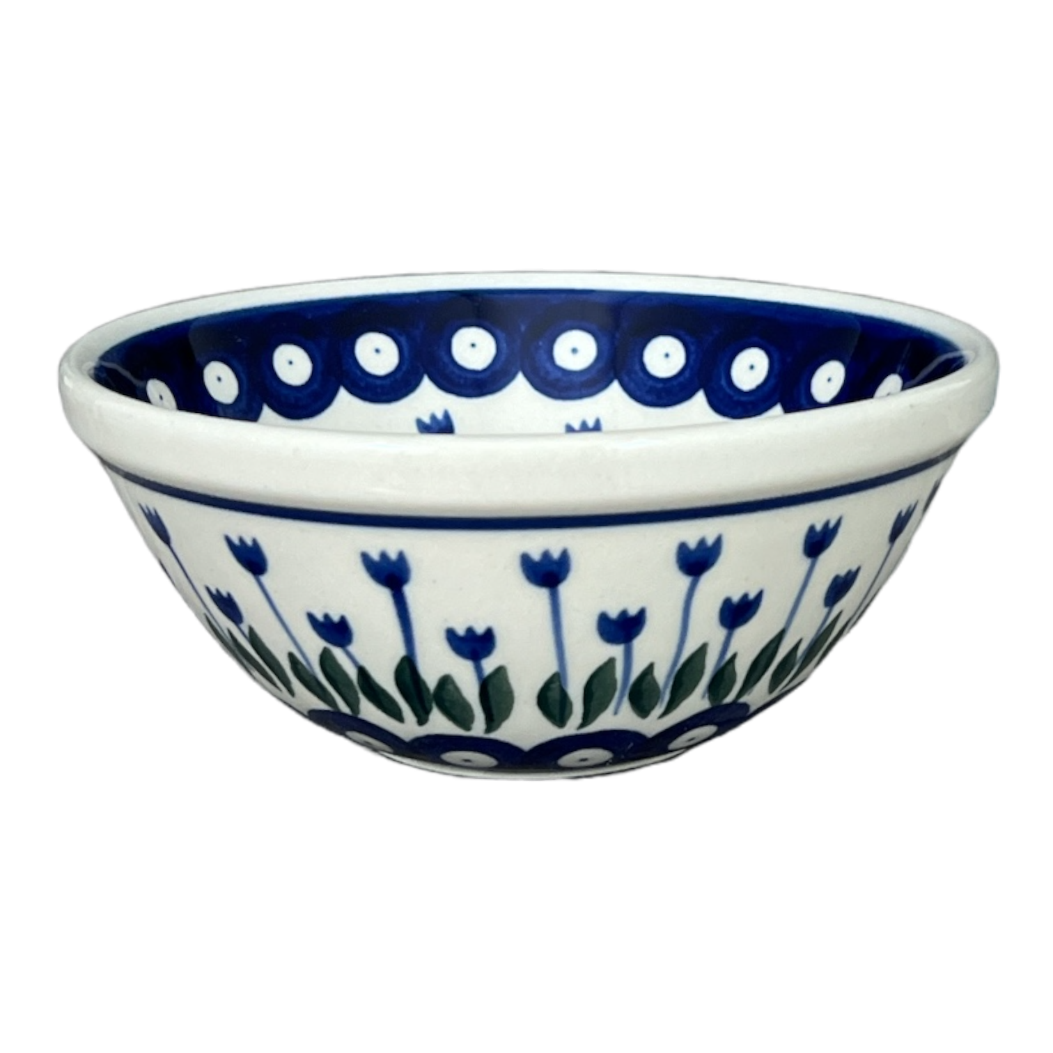 Bowl, Round, Kitchen, 5.5" in "Tulip Dot" by Ceramika Artystyczna | A059-377Z