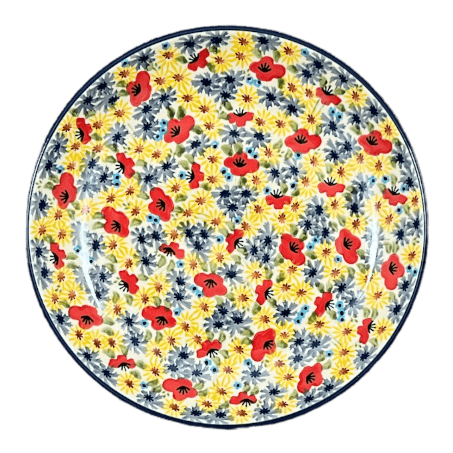 Plate, Round, Dinner, 10" in "Sunlit Blossoms" by Manufaktura | T132S-AS62