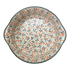 Baker, Round, Deep, 10" in "Peach Blossoms - Solid Rim" by Manufaktura | Z155S-AS46A
