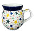 Mug, Belly Mug, 16 oz in "Star Shower" by Ceramika Artystyczna | A073-359X