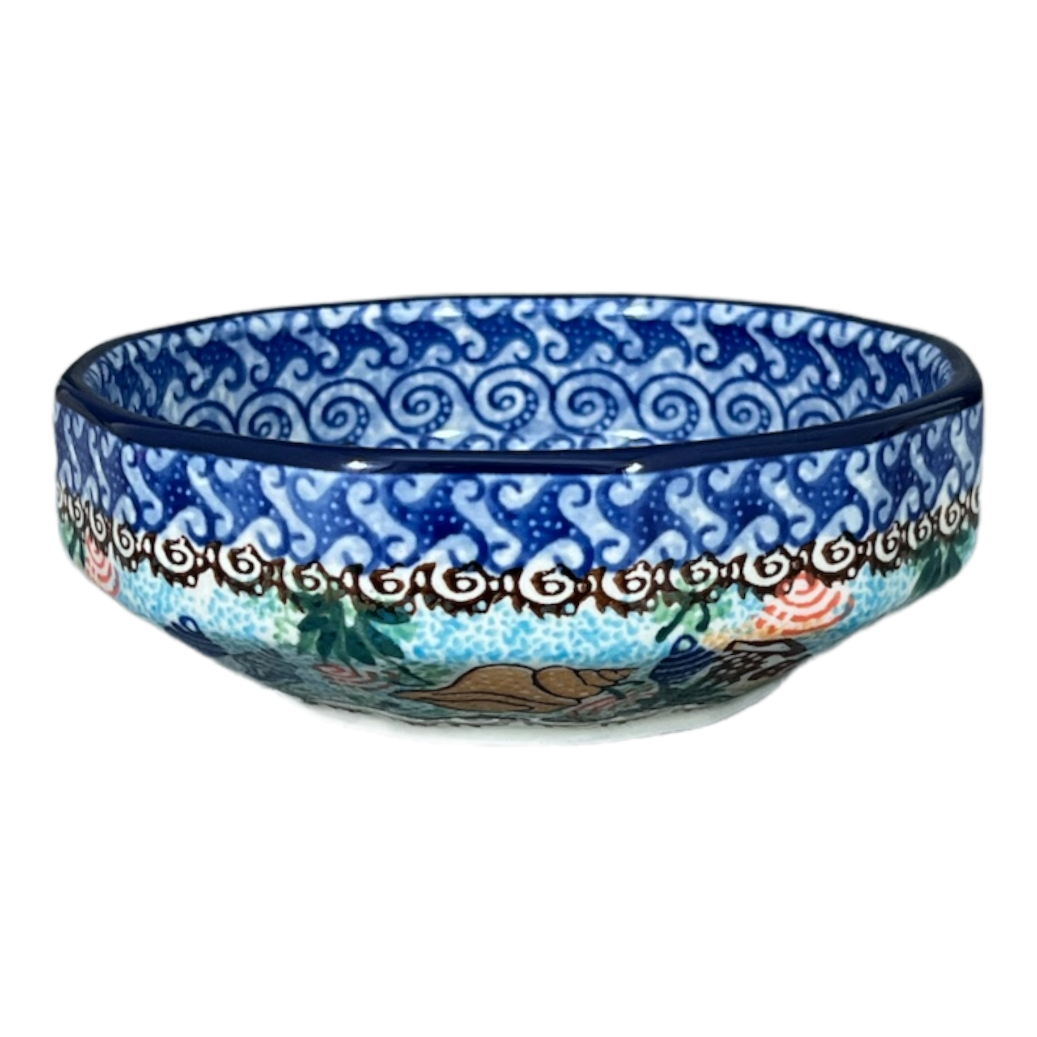 Bowl, Multiangular, 5" in "Poseidon's Treasure" by Ceramika Artystyczna | A221-U1899