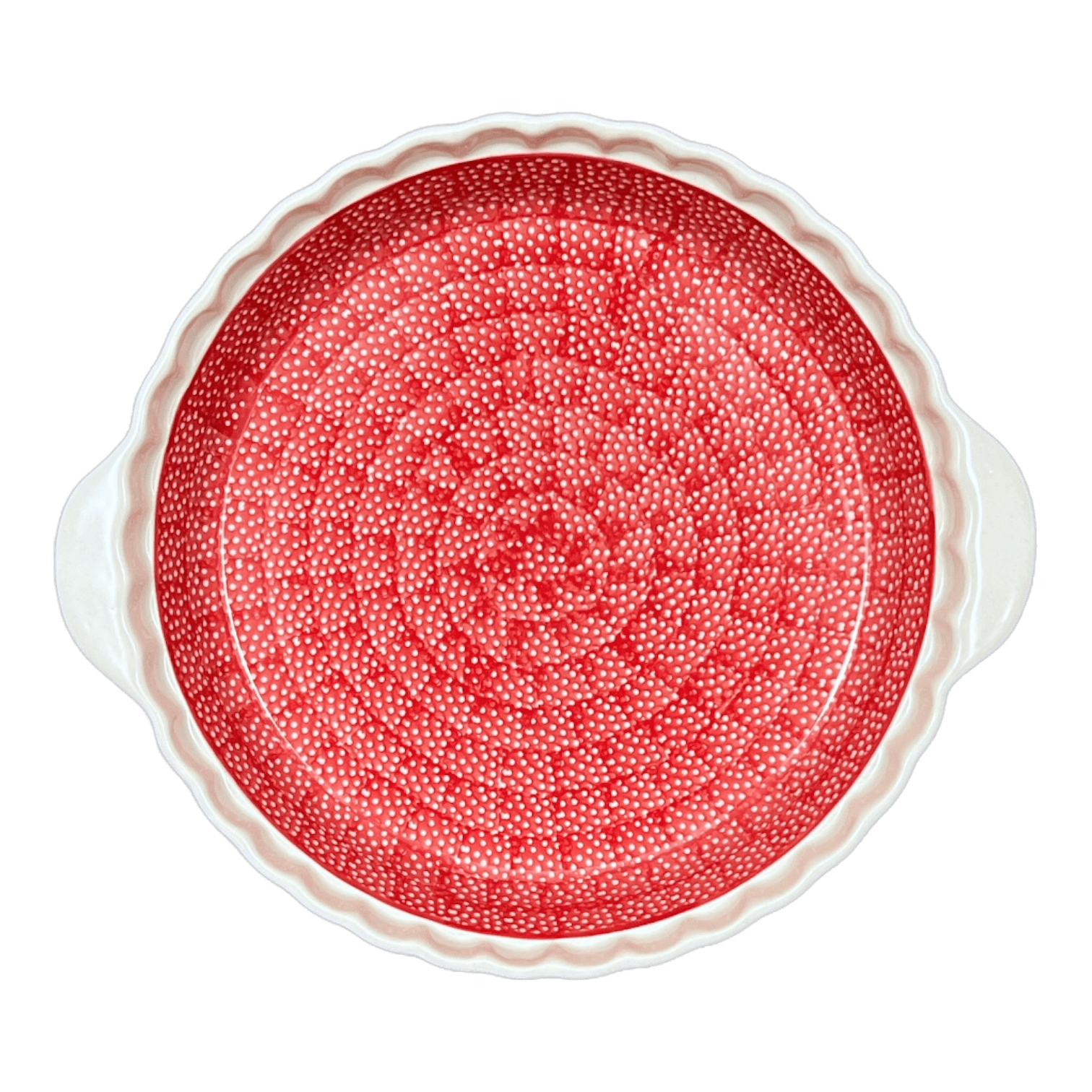 Baker, Round, Pie Plate, Handles, 9.75" in "Red Sky at Night" by Manufaktura | Z148T-WCZE