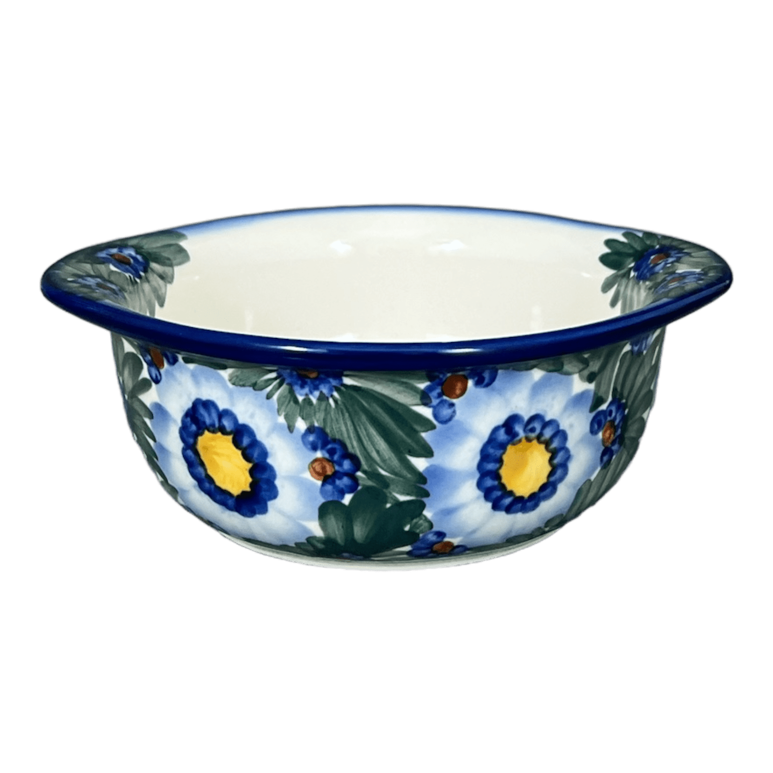 Bowl, Round, Soup, 7.25" x 6.25", WR (WR51B) in "Impressionist's Dream" by W.R. Ceramika | WR51B-AB3