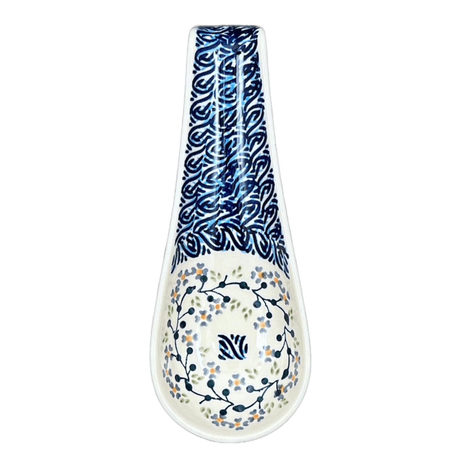 Spoon Rest, Large, 9.25" in "Baby Blue Eyes" by Manufaktura | P007T-MC19