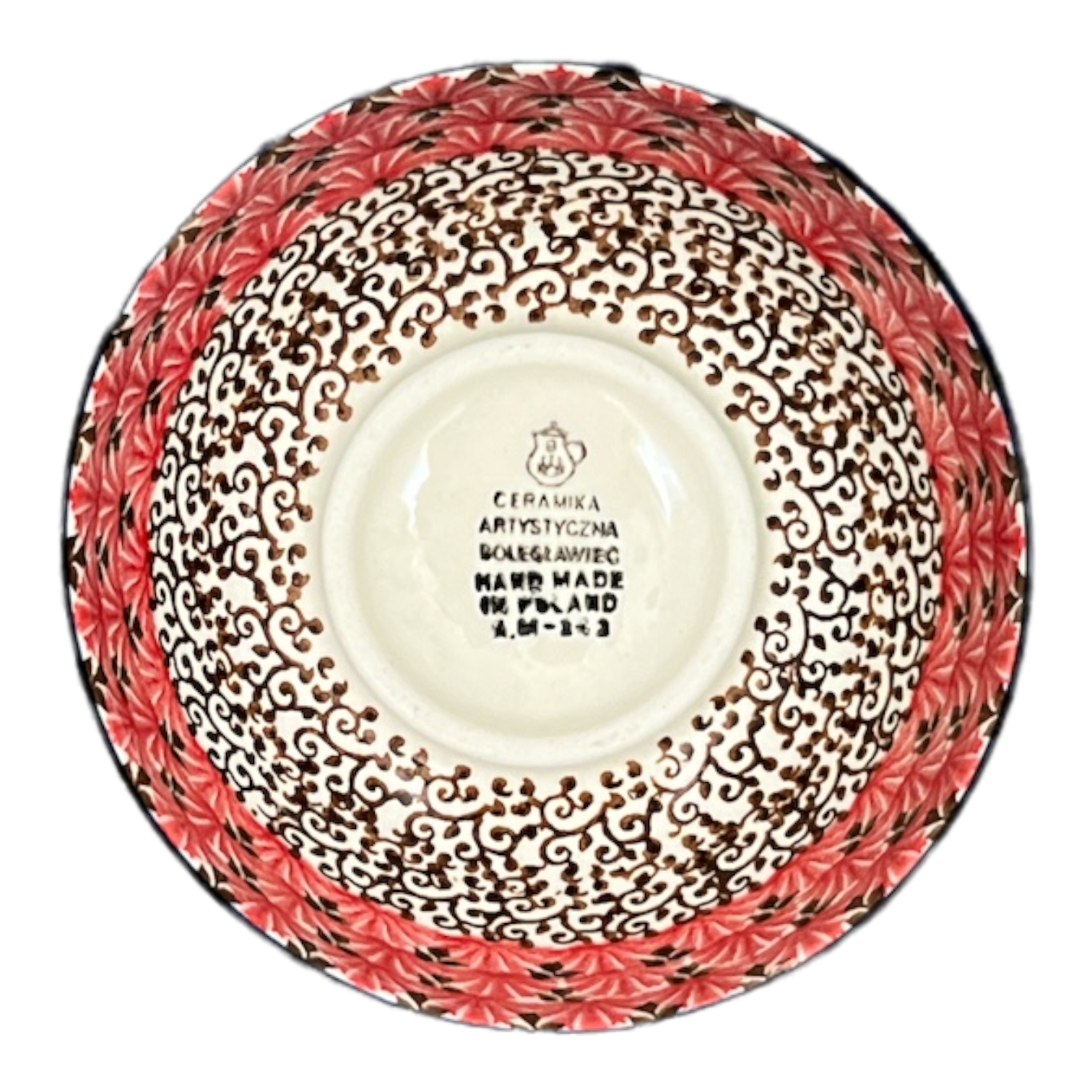 Bowl, Round, 4.75" in "Coral Fans" by Ceramika Artystyczna | A556-2199X