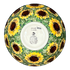 Bowl, Round, Kitchen, 5.5" in "Sunflower Field" by Ceramika Artystyczna | A059-U4737