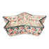 Baker, Star-Shaped, 10" in "Peach Blossoms - Solid Rim" by Manufaktura | M045S-AS46A