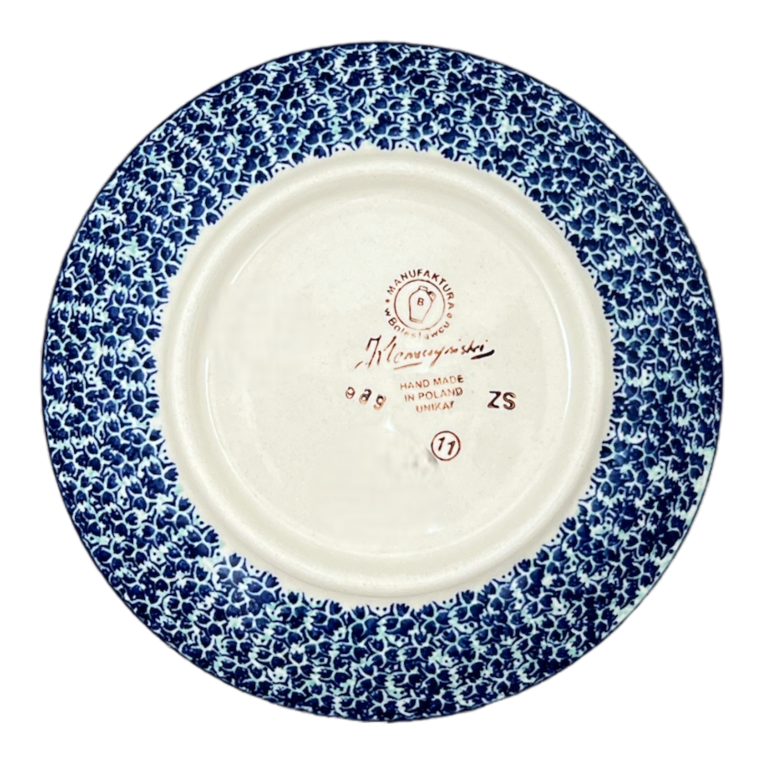 Plate, Round, Dessert, 6.5" in "Butterfly Bliss" by Manufaktura | T130S-WK73