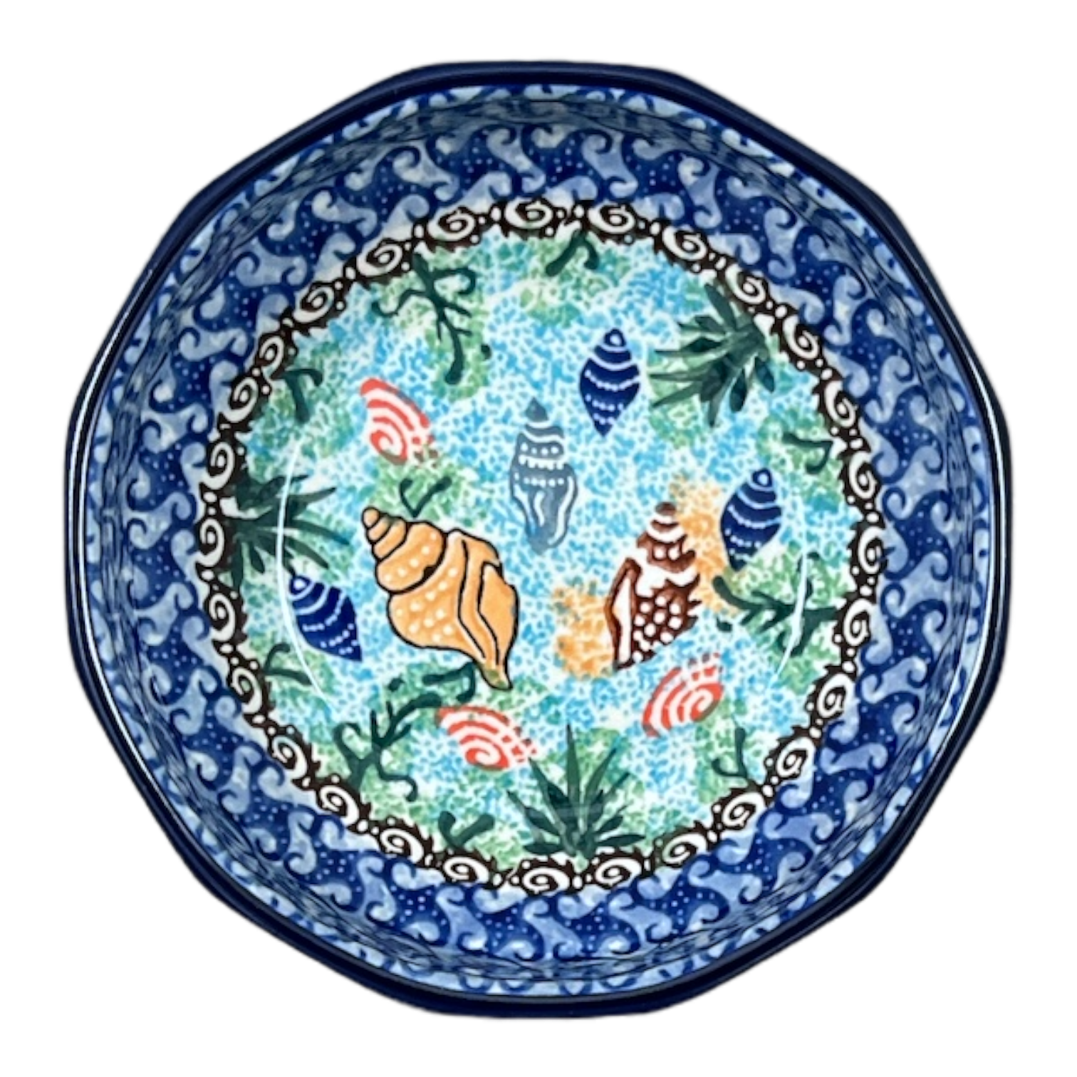 Bowl, Multiangular, 5" in "Poseidon's Treasure" by Ceramika Artystyczna | A221-U1899