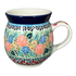 Mug, Belly Mug, 16 oz in "Garden Trellis" by Ceramika Artystyczna | A073-U2123