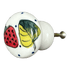 Drawer Pull, 1.25", WR (WR67A) in "Strawberries & Blossoms" by W.R. Ceramika | WR67A-WR2