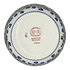 Bowl, Round, 7.75", WR (WR12D) in "Pansy Wreath" by W.R. Ceramika | WR12D-EZ2