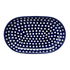 Plate, Roaster, Oval, 7" x 11", WR (WR13B) in "Dot to Dot" by W.R. Ceramika | WR13B-SM2