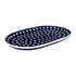 Plate, Oval, Shallow, 7" x 11" in "Dot to Dot" by Andy | NDA245-22