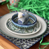 Bowl, Multiangular, 5" in "Butterfly Garden" by Manufaktura | M058T-MOT1
