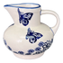 Creamer, Big Belly, 8 oz in "Butterfly Garden" by Manufaktura | D008T-MOT1