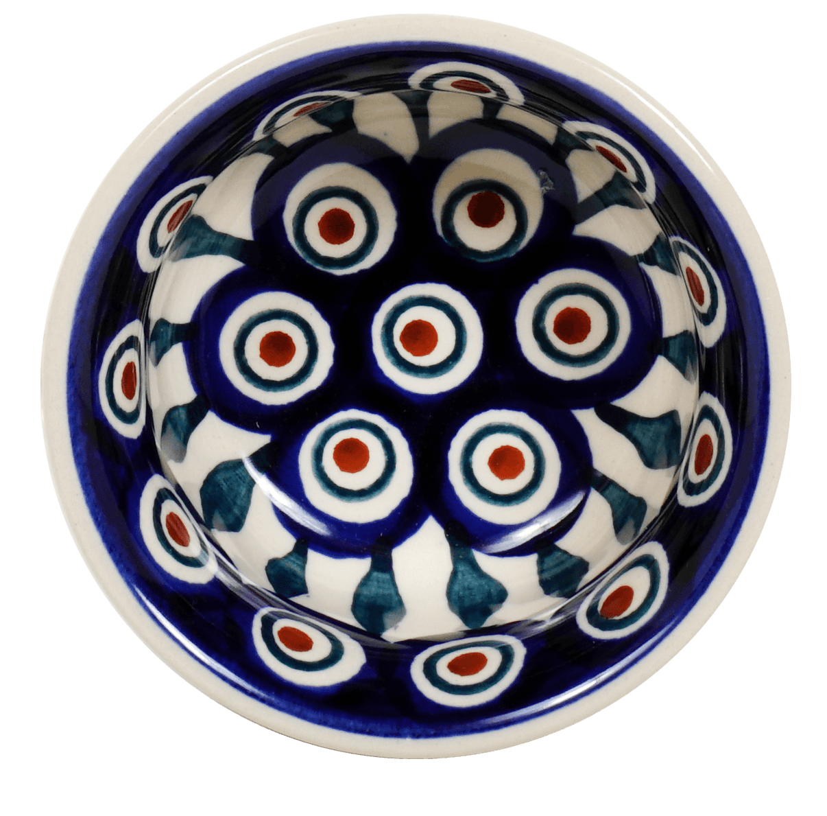 Bowl, Round, 3.5" in "Peacock" by Manufaktura | M081T-54