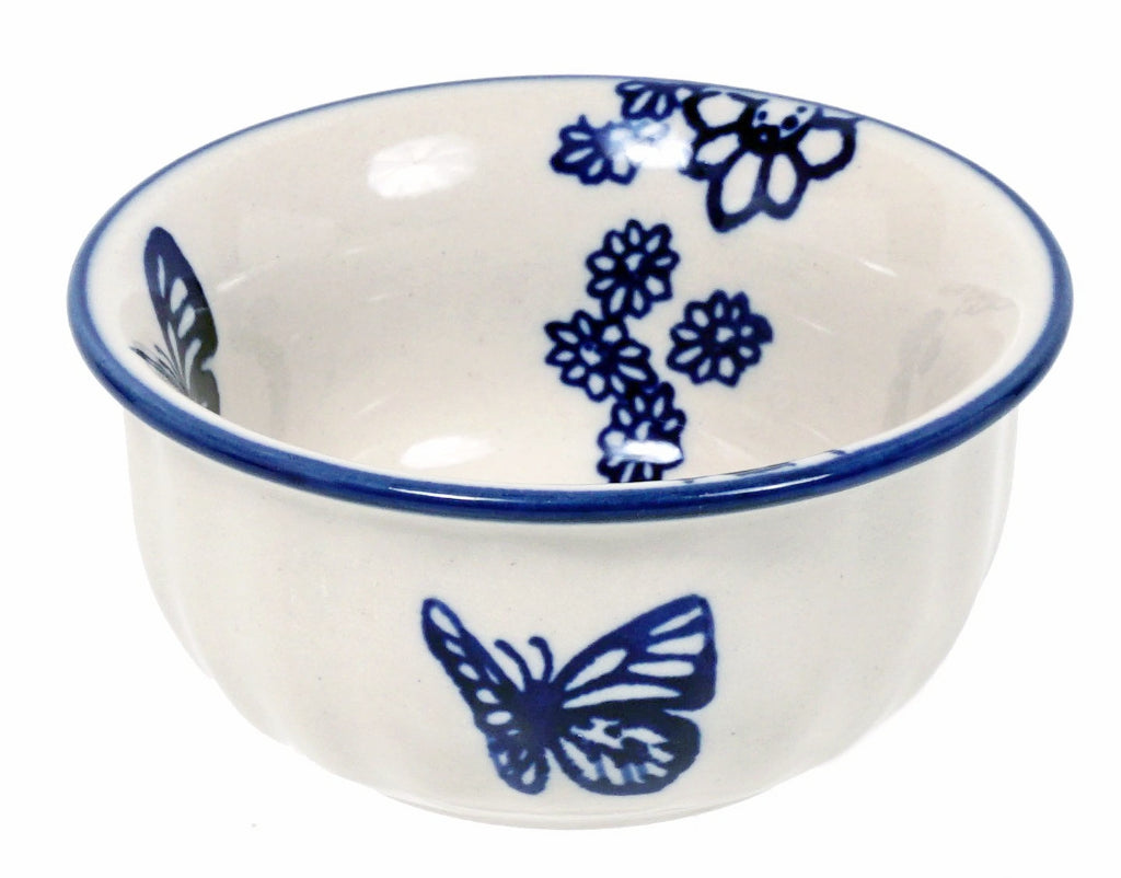 Bowl, Round, 3.5" in "Butterfly Garden" by Manufaktura | M081T-MOT1