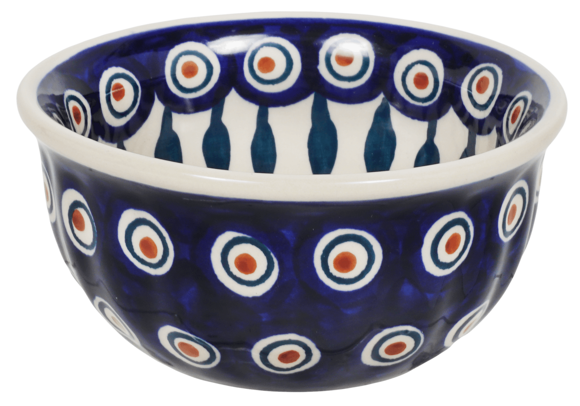 Bowl, Round, 4.5" in "Peacock" by Manufaktura | M082T-54