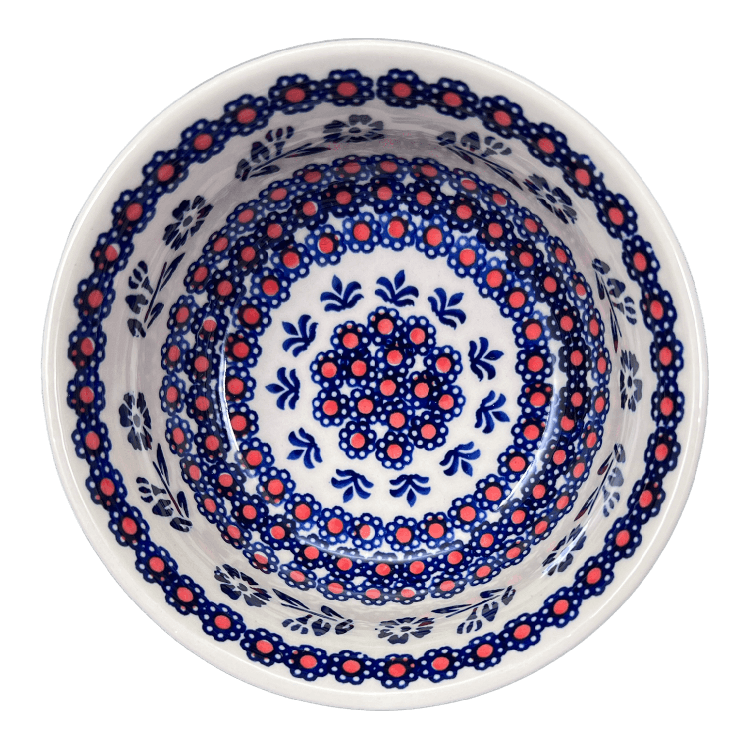 Bowl, Round, 5.5" in "Swedish Flower" by Manufaktura | M083T-KLK